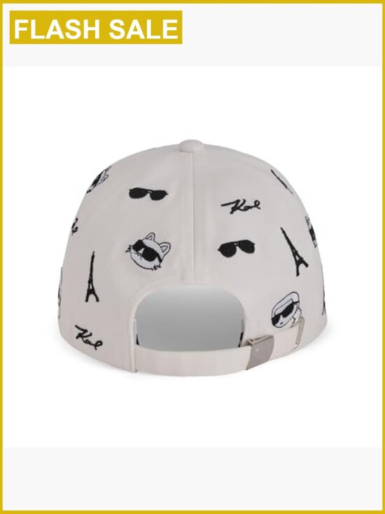 Karl Icons Baseball Cap - Adjustable Cotton